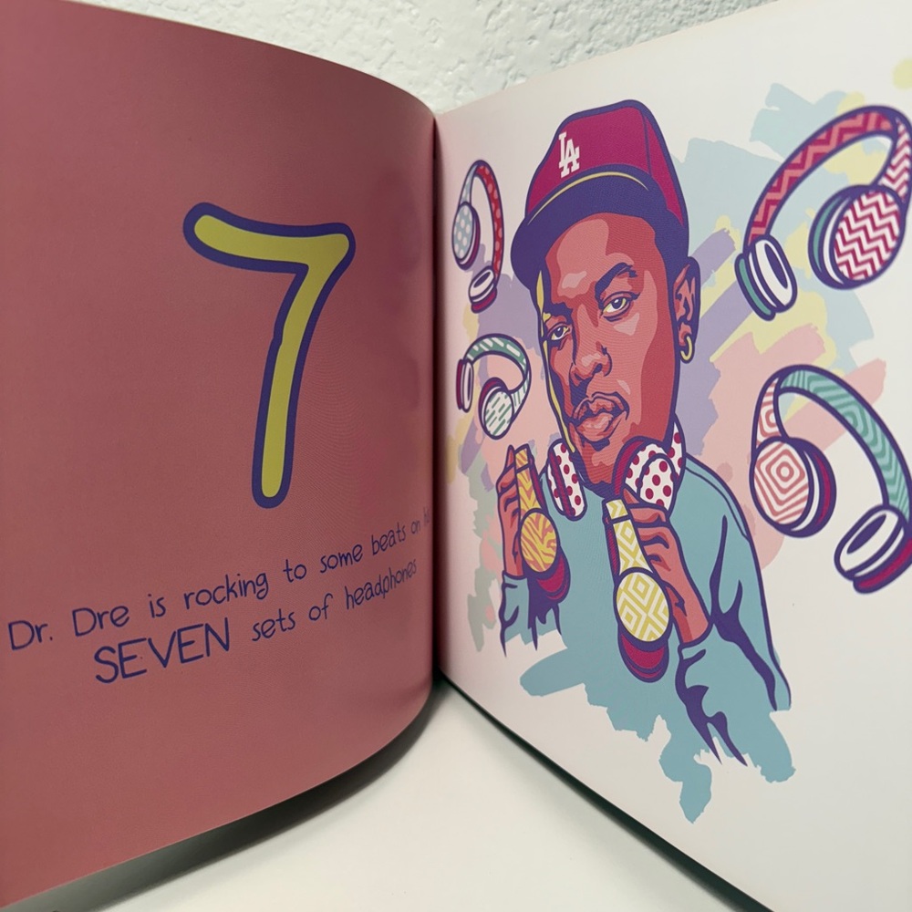 Hip-Hop Inspired White and Gold Coaster Set - Picture 3 of 4